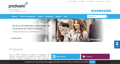 Desktop Screenshot of prodware.fr