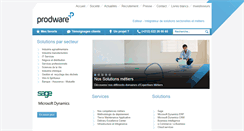 Desktop Screenshot of prodware.ma